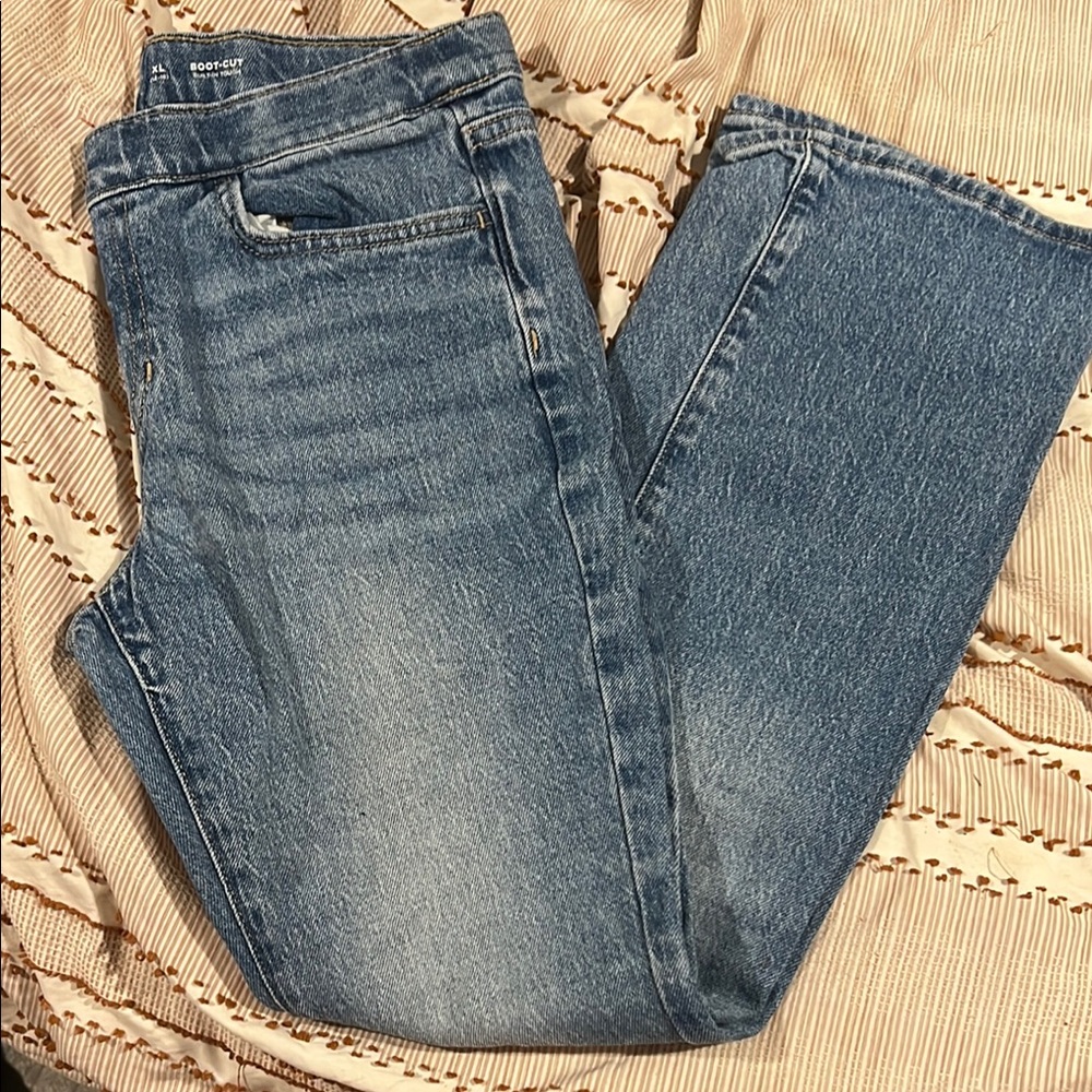 Old Navy Blue Straight Leg Jeans